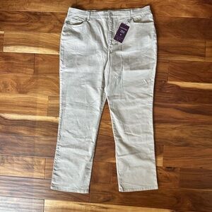 Gloria Vanderbilt Amanda Womens Classic Twill size 18